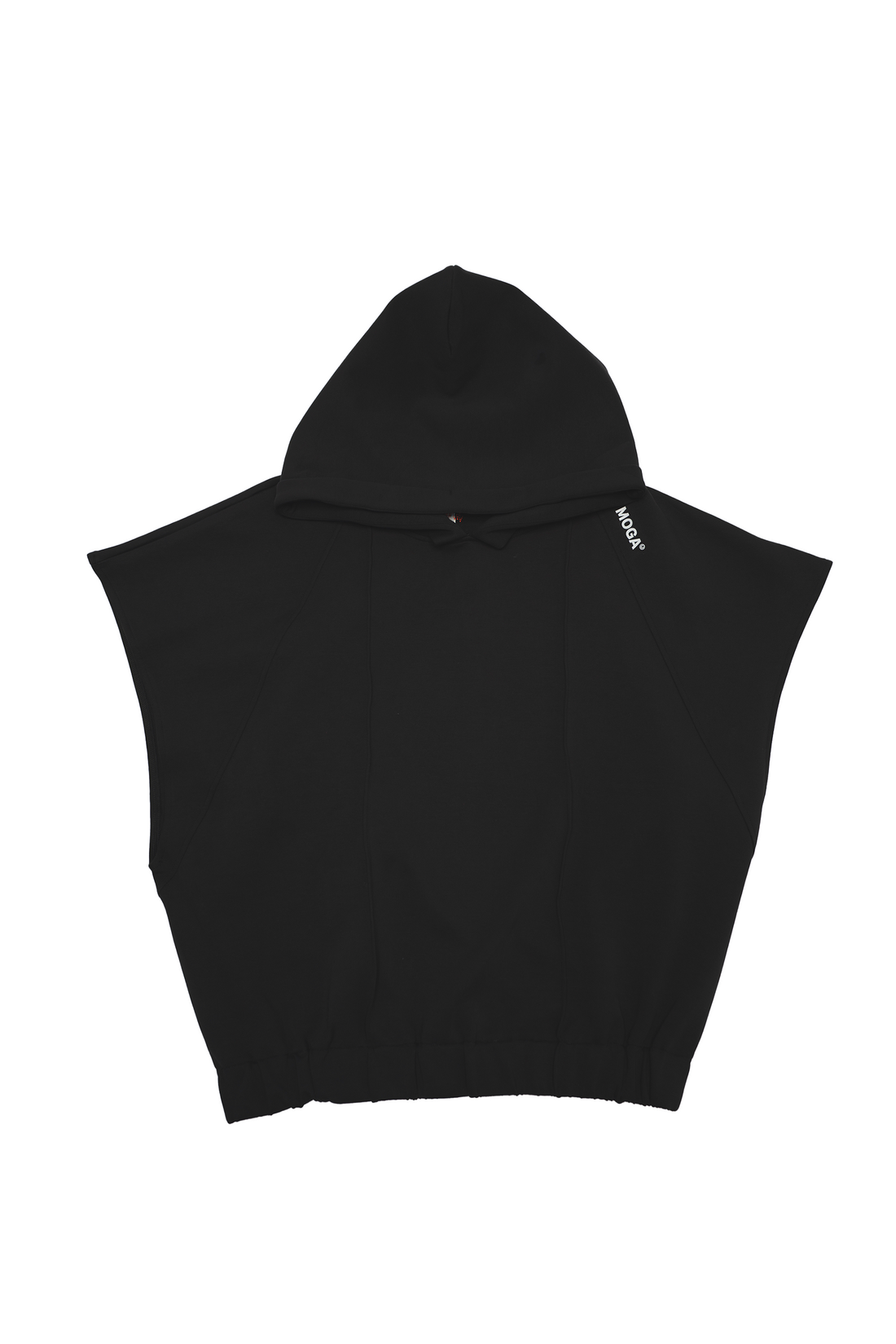 Pile Sleeveless Hoodie | MOGA© / BONDING BLACK